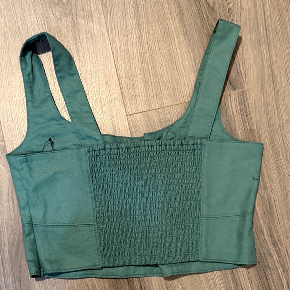 Banana Republic Teal Crop Top. Size 6. NWT - Picture 6 of 7